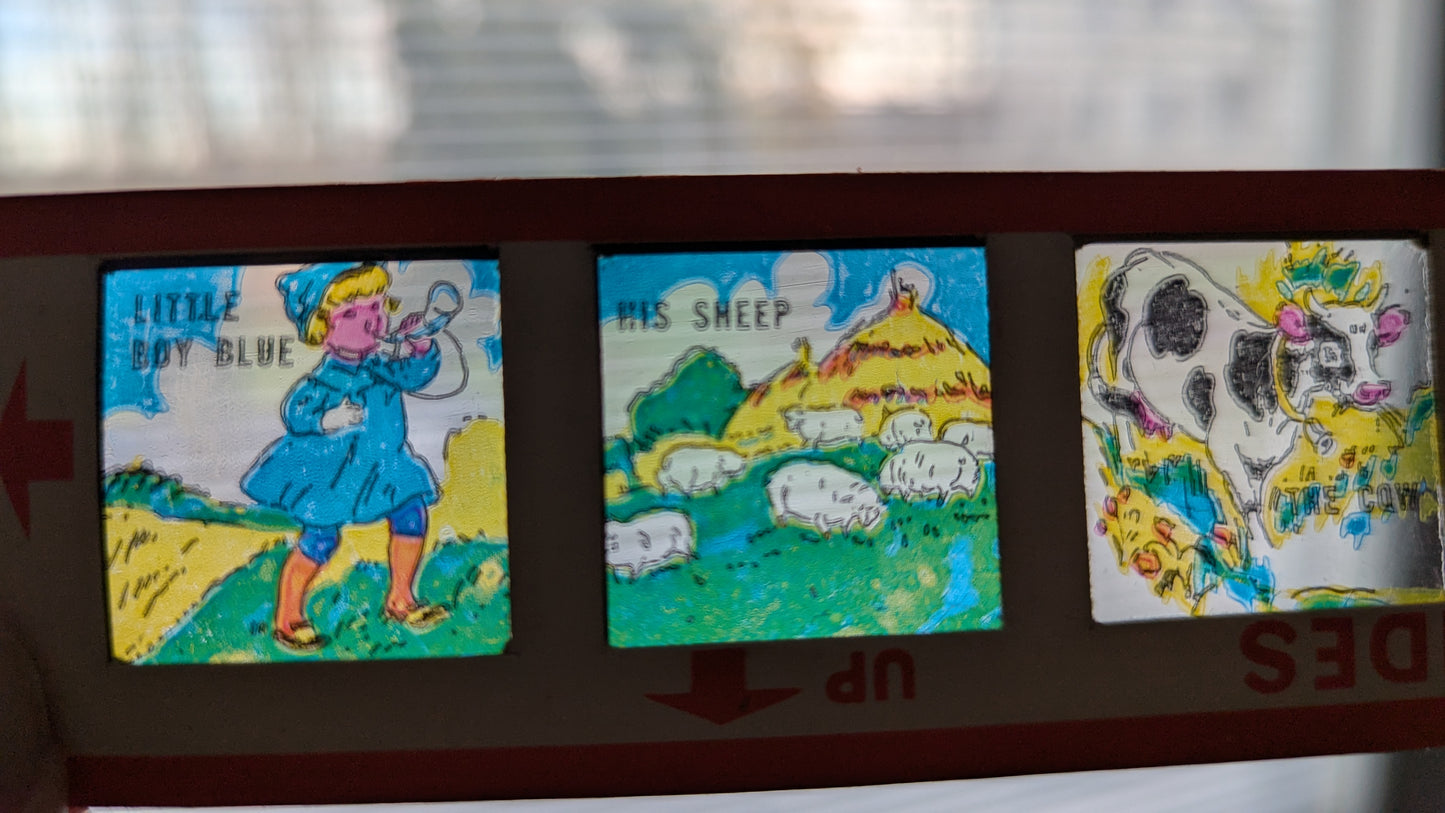 Fortuna Patterikäyttöinen Projektori (1960-luku, Alkuperäisessä Paketissa)