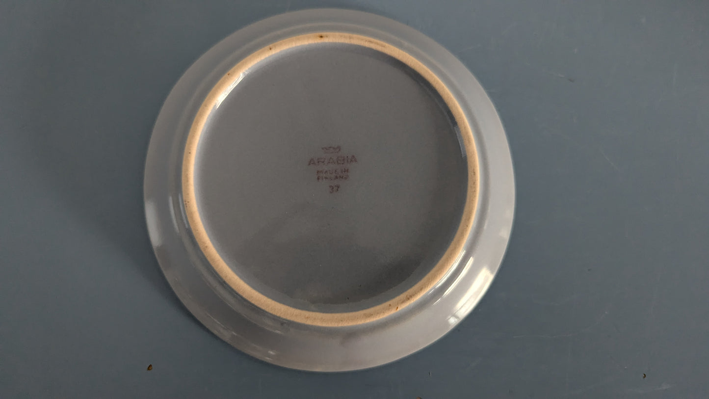 Arabia Kukkaruukun Aluslautanen (1959-1960-luvun Alku)