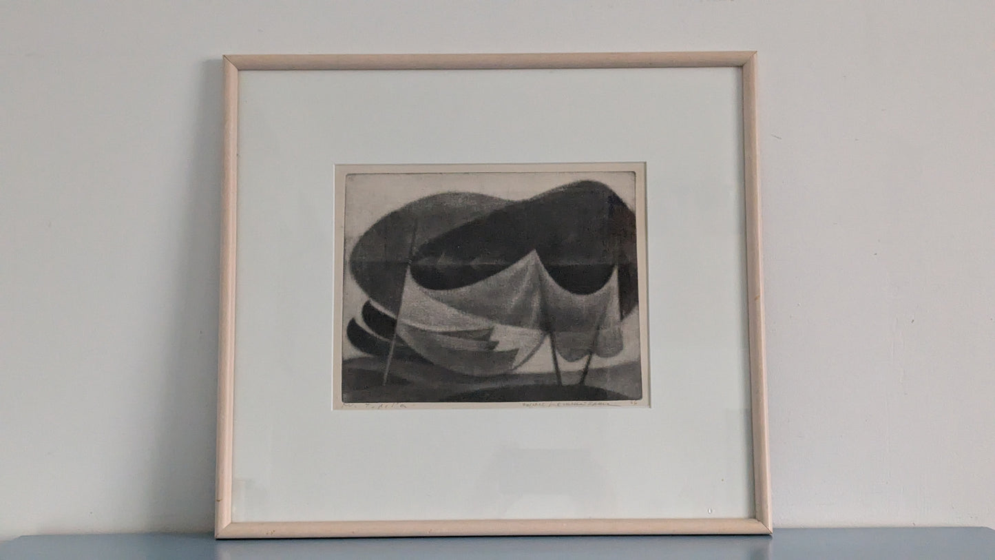Tapani Lemminkäinen - Signeerattu Grafiikka (1966, Koevedos)