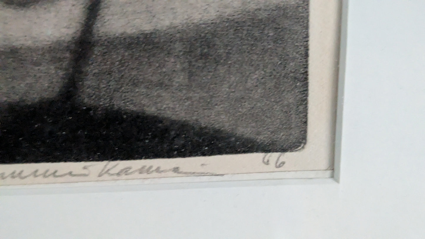 Tapani Lemminkäinen - Signeerattu Grafiikka (1966, Koevedos)