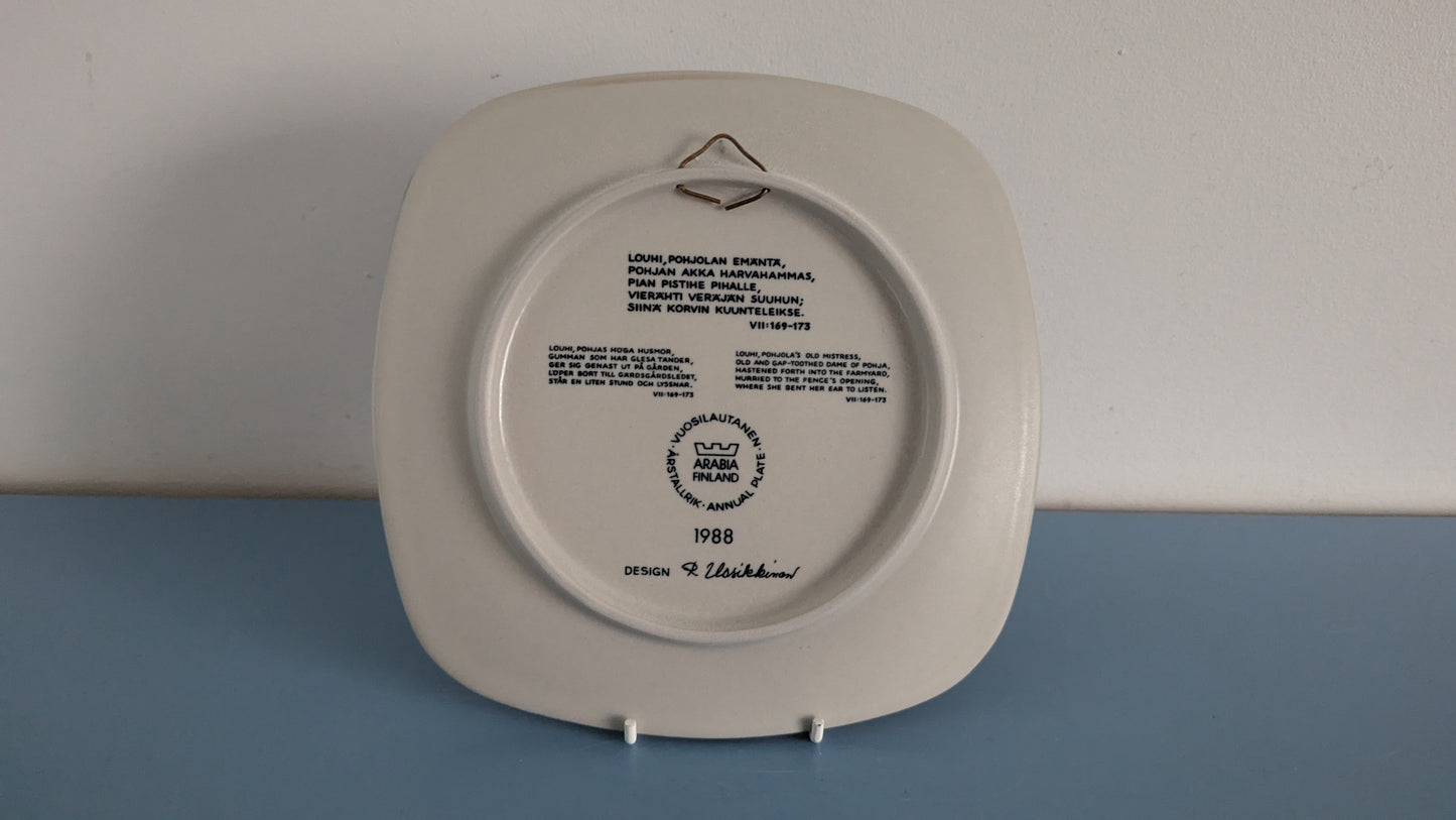 Arabia Kalevala Vuosilautanen 1988 (Raija Uosikkinen)