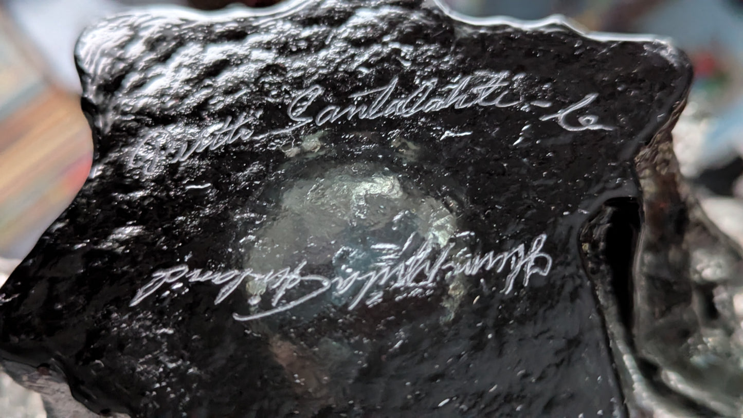 Humppila Kasvimaalla Maljakko / Malja (1978-1983, Signeerattu Pertti Santalahti)