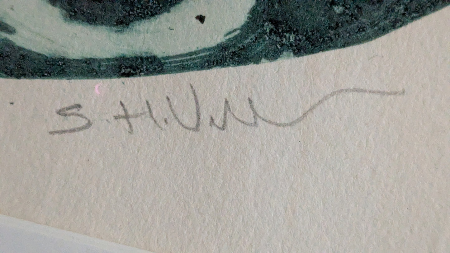 Sirpa-Helena Viljanen - Signeerattu Monotypia (1/1)