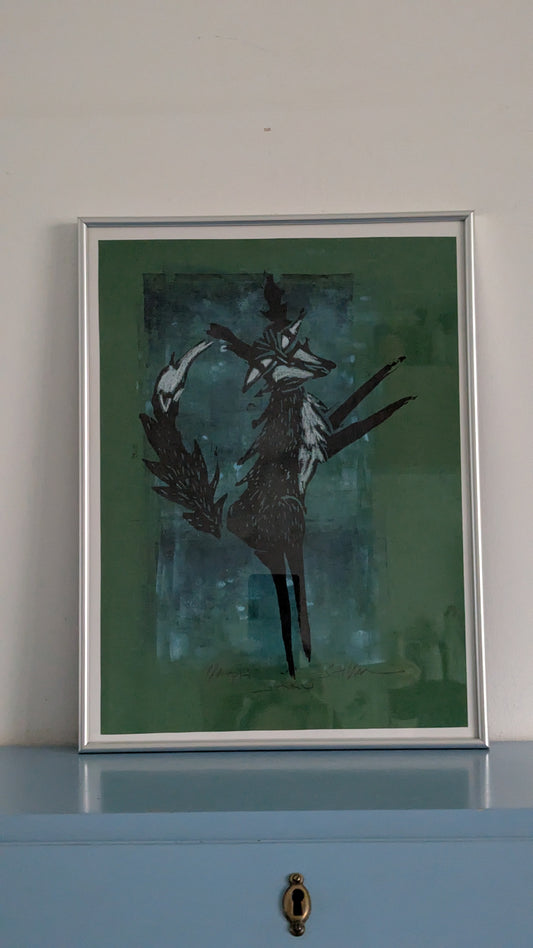 Sirpa-Helena Viljanen - Jekku (Signeerattu Monotypia, 1/1)