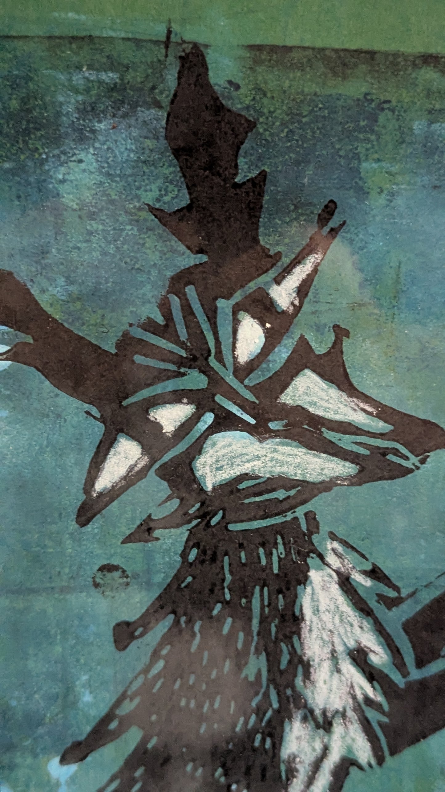 Sirpa-Helena Viljanen - Jekku (Signeerattu Monotypia, 1/1)