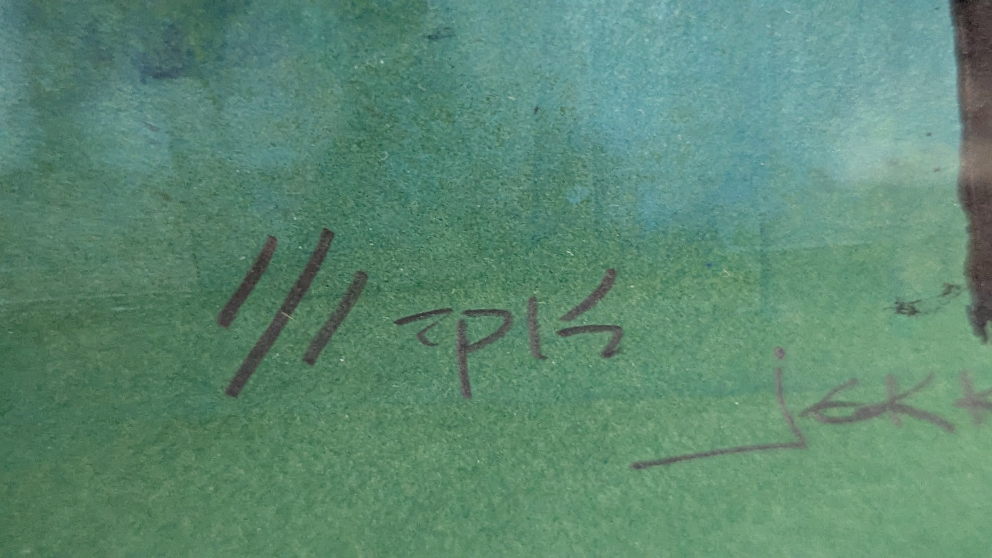 Sirpa-Helena Viljanen - Jekku (Signeerattu Monotypia, 1/1)