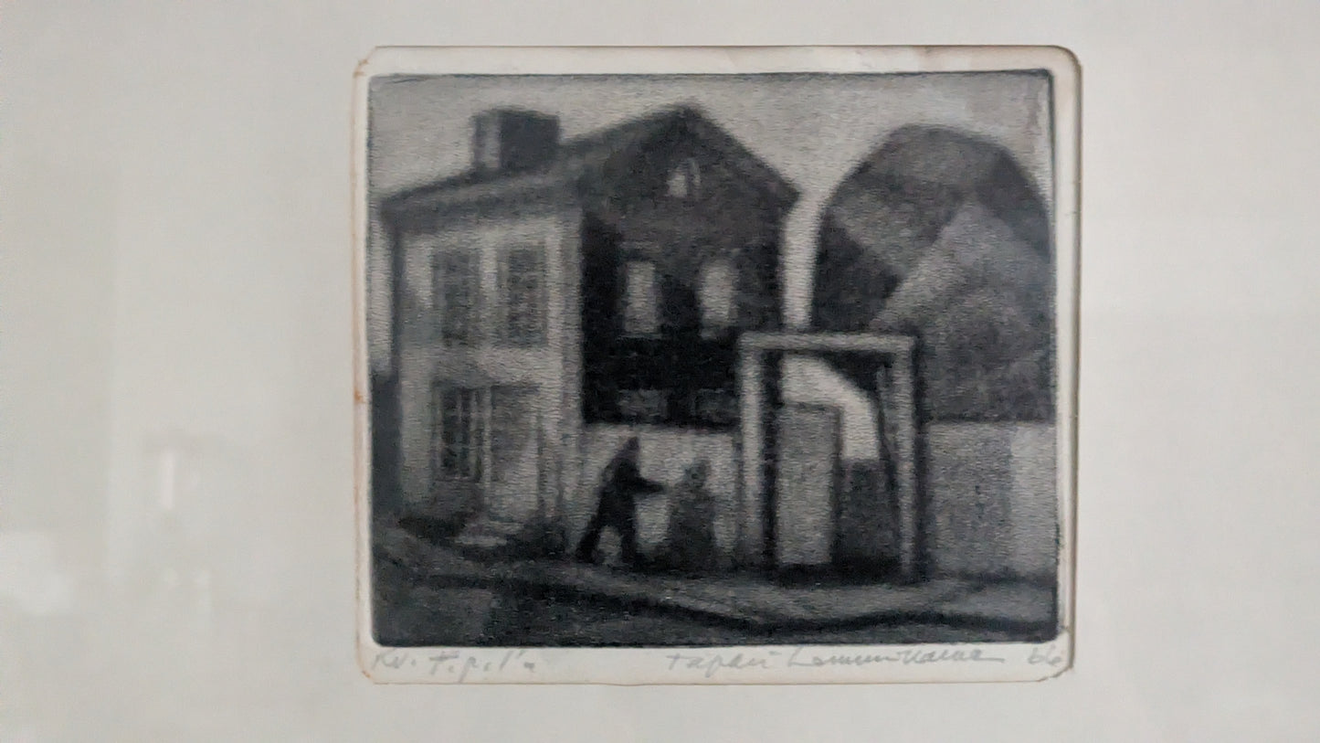 Tapani Lemminkäinen - Signeerattu Grafiikka (1966, Koevedos)