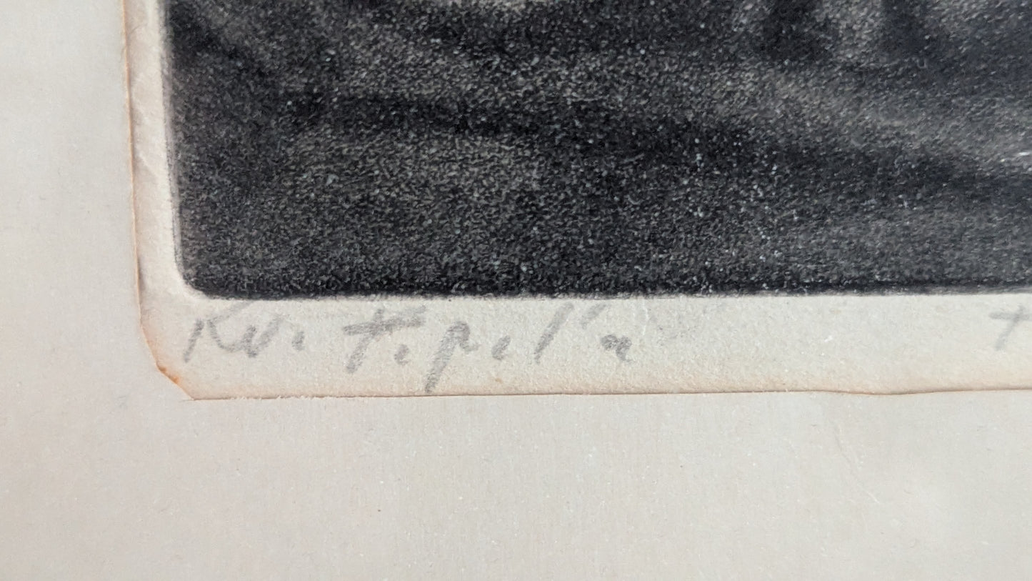 Tapani Lemminkäinen - Signeerattu Grafiikka (1966, Koevedos)