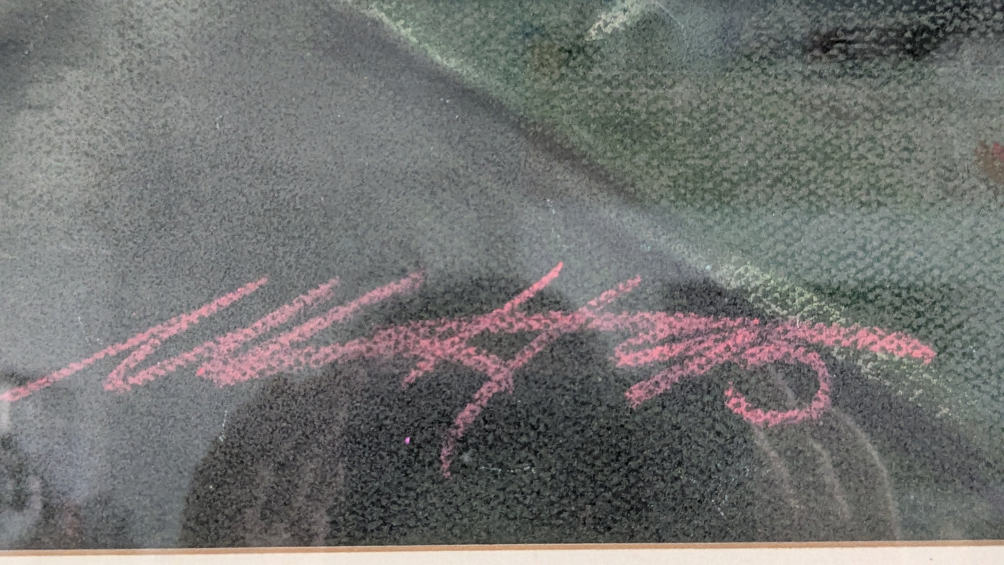 Marja-Leena Holopainen - Tampere Aleksanterin Kirkko (Signeerattu Pastellityö)