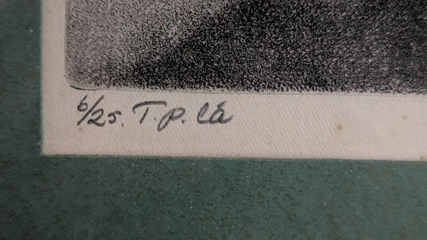 Rauno Salminen - Jäiden Tulo (Signeerattu Grafiikka 1972)