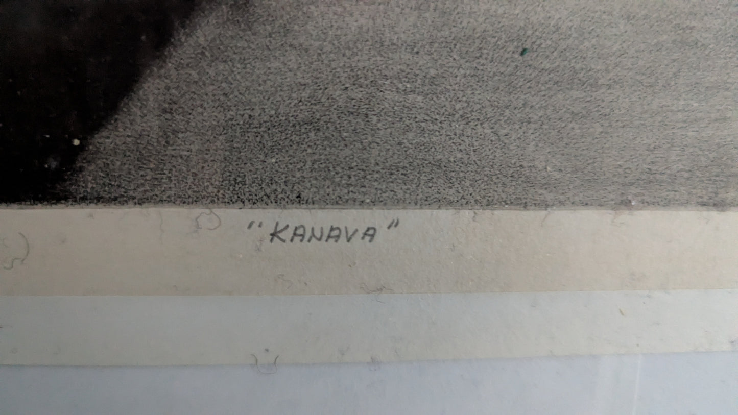 Rauno Salminen - Kanava (Signeerattu Grafiikka 1971)