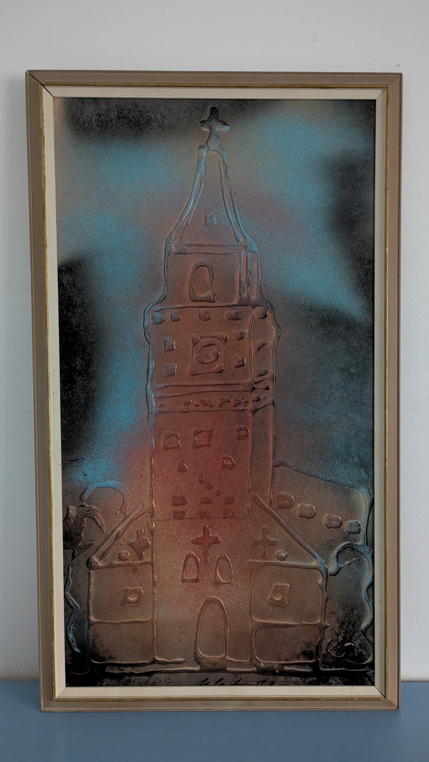 Kirkkoa Kuvaava Teos (Signeerattu)