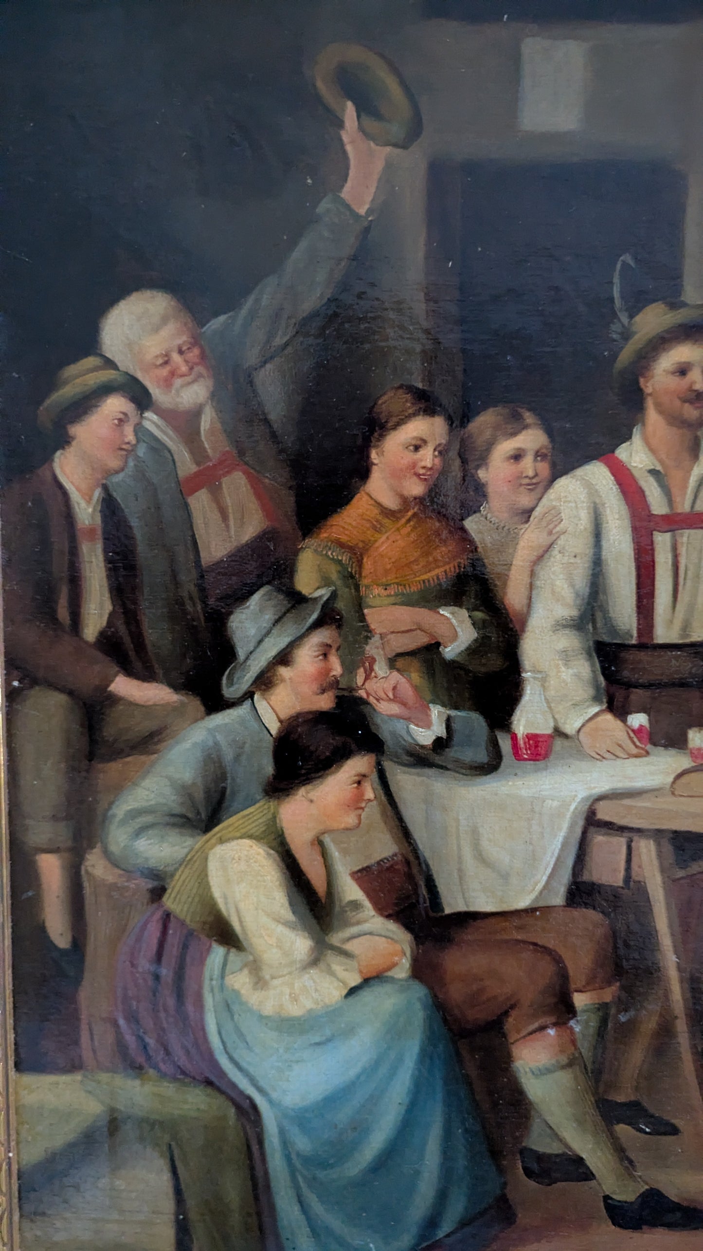 Franz Von Defregger - Häätanssi (Öljyvärimaalaus, Museojäljennös)