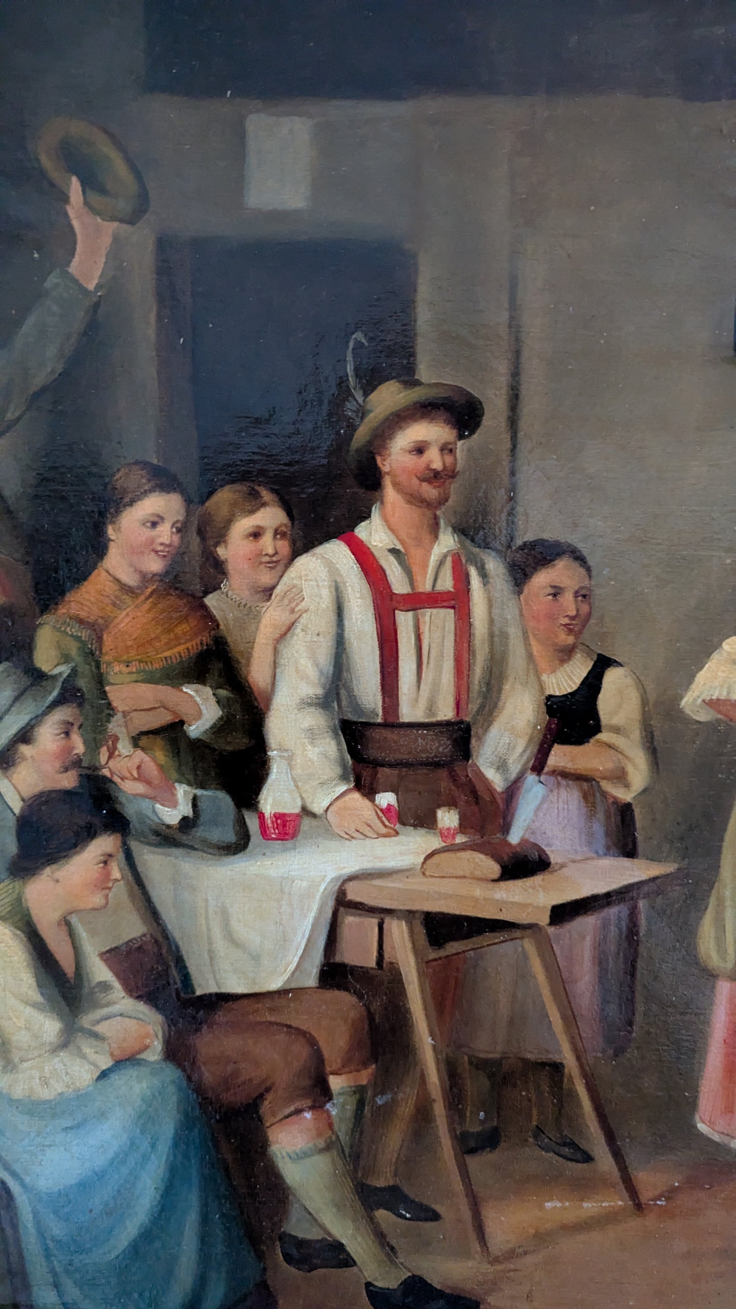 Franz Von Defregger - Häätanssi (Öljyvärimaalaus, Museojäljennös)