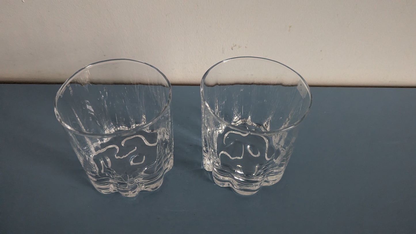 Iittala Jussi Juomalasi (2kpl, 1976-1977, Tapio Wirkkala)