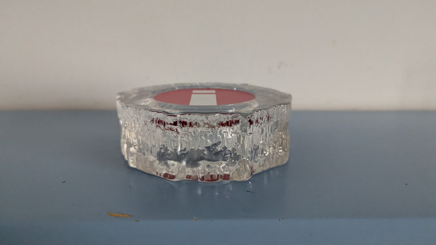 Iittala Aslak Tuhkakuppi Isolla Iittalan Logolla (1970-1988, Tapio Wirkkala)