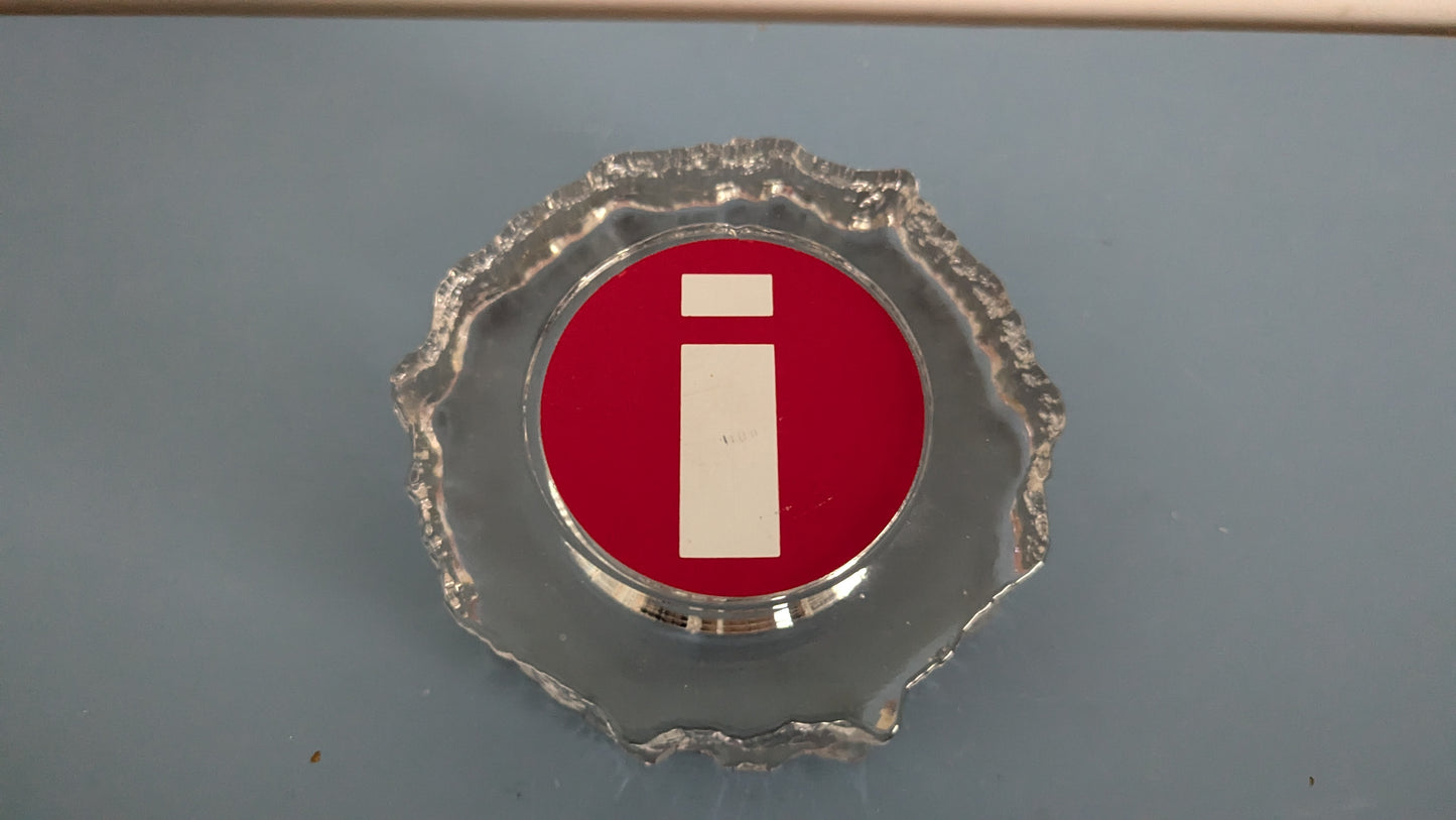 Iittala Aslak Tuhkakuppi Isolla Iittalan Logolla (1970-1988, Tapio Wirkkala)