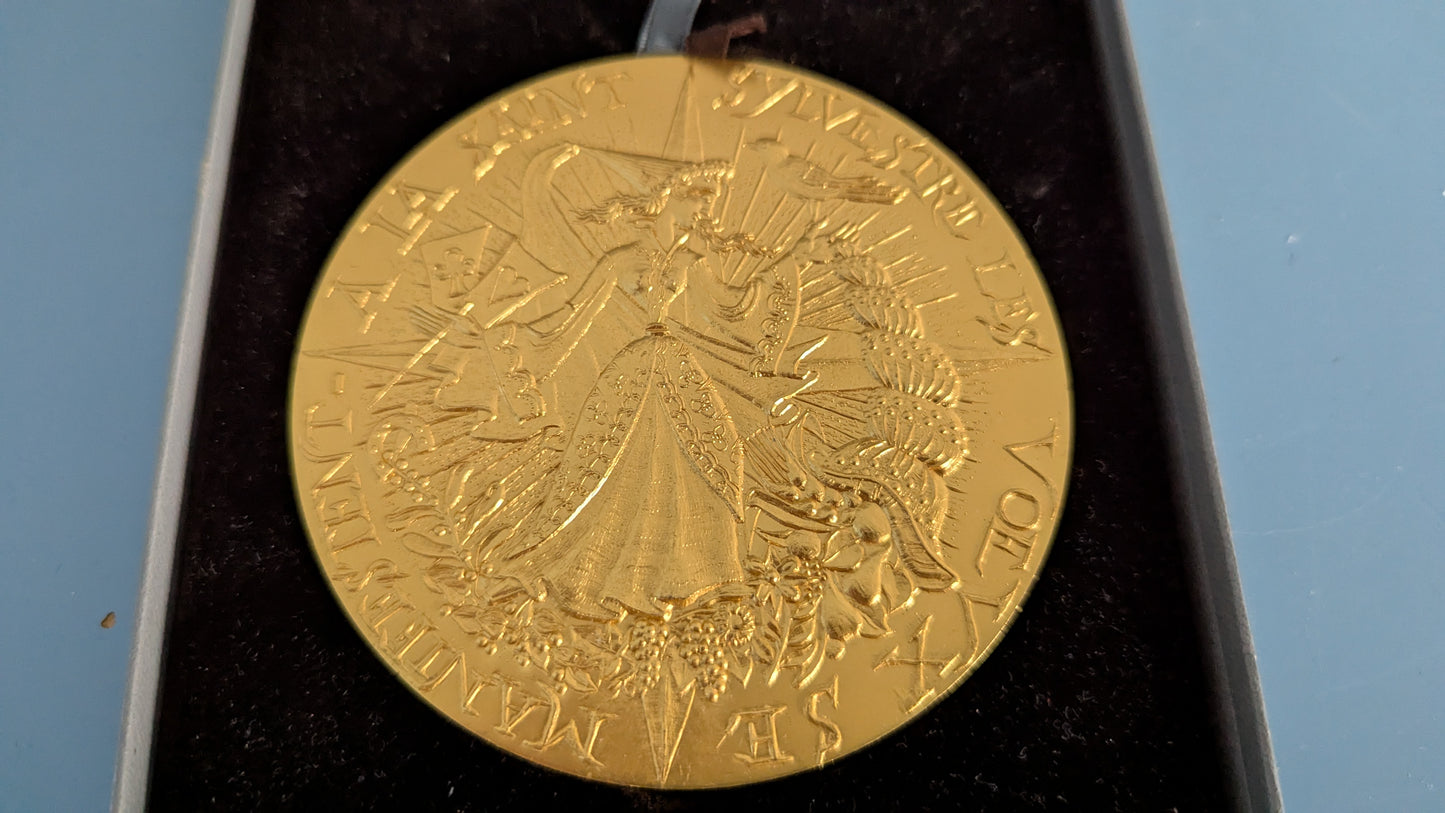 Monnaie de Paris - Uudenvuoden Pöytämitali (1970, Raymond Tschudin)