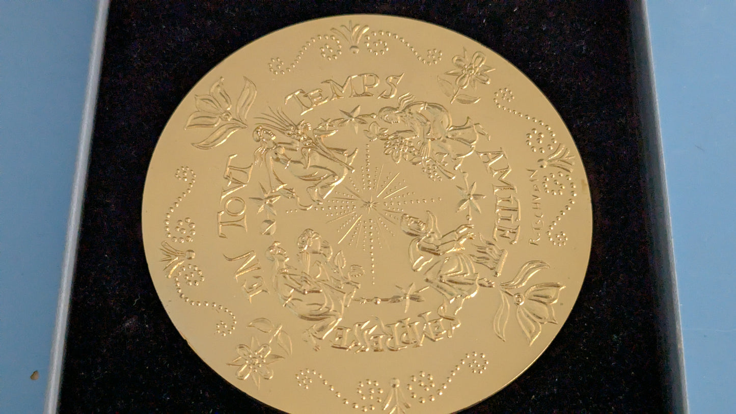 Monnaie de Paris - Uudenvuoden Pöytämitali (1970, Raymond Tschudin)