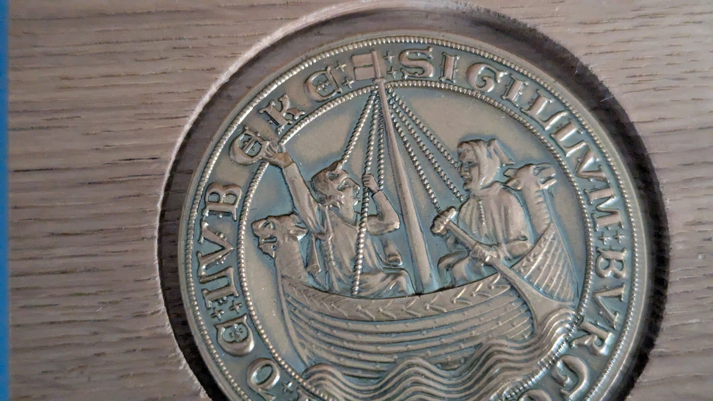 Carl Hoffstätter - Itämerenkulun Ja Satamapäivät Lübeckissä 1963 Mitali