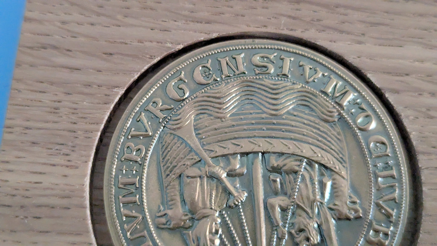 Carl Hoffstätter - Itämerenkulun Ja Satamapäivät Lübeckissä 1963 Mitali