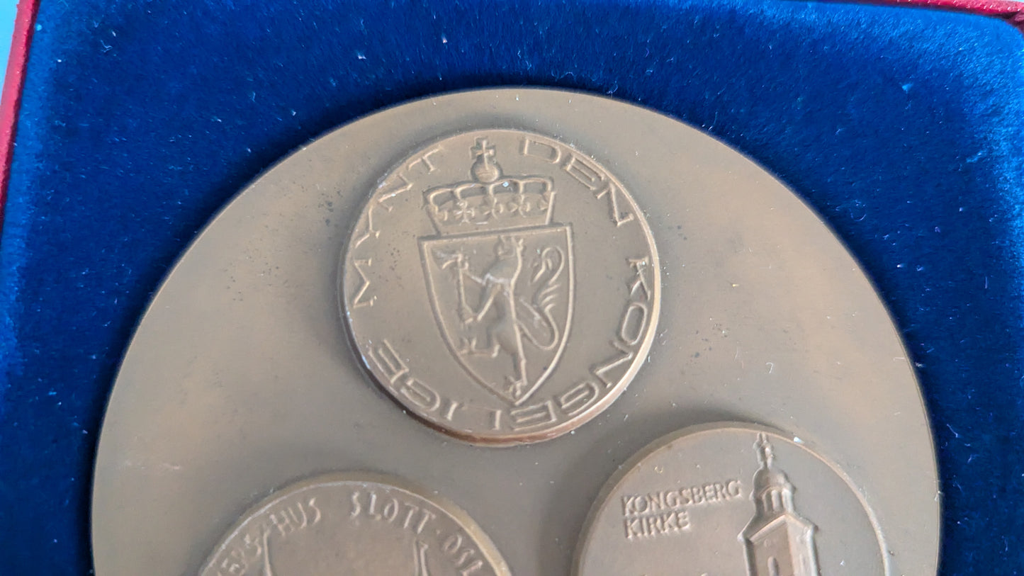 Det Norske Myntverket- Rahapajojen Johtajien Konferenssi Norja 1970 Pöytämitali