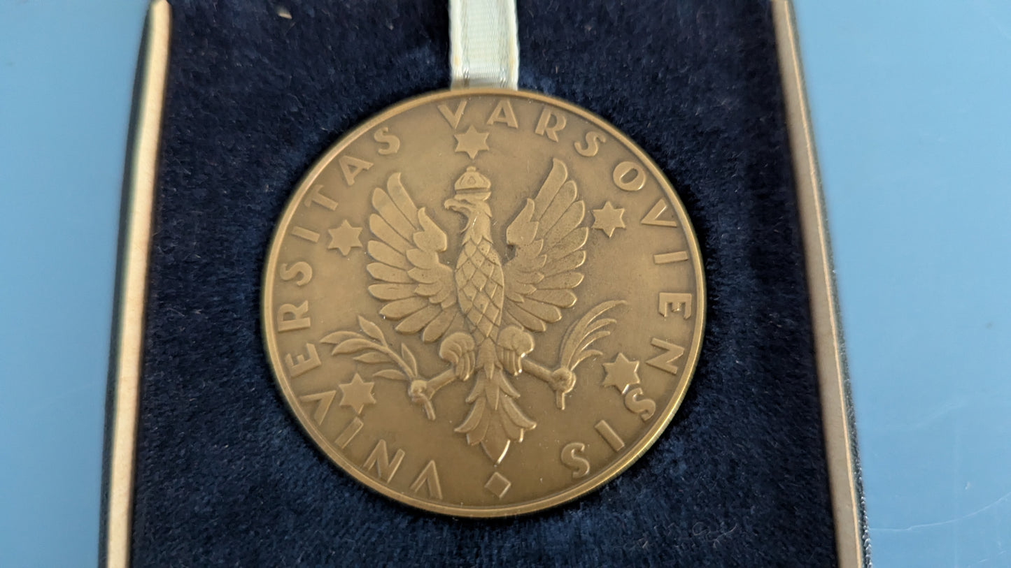 Varsovan Yliopiston Oikeustieteellinen Tiedekunta 150v Mitali (1958)