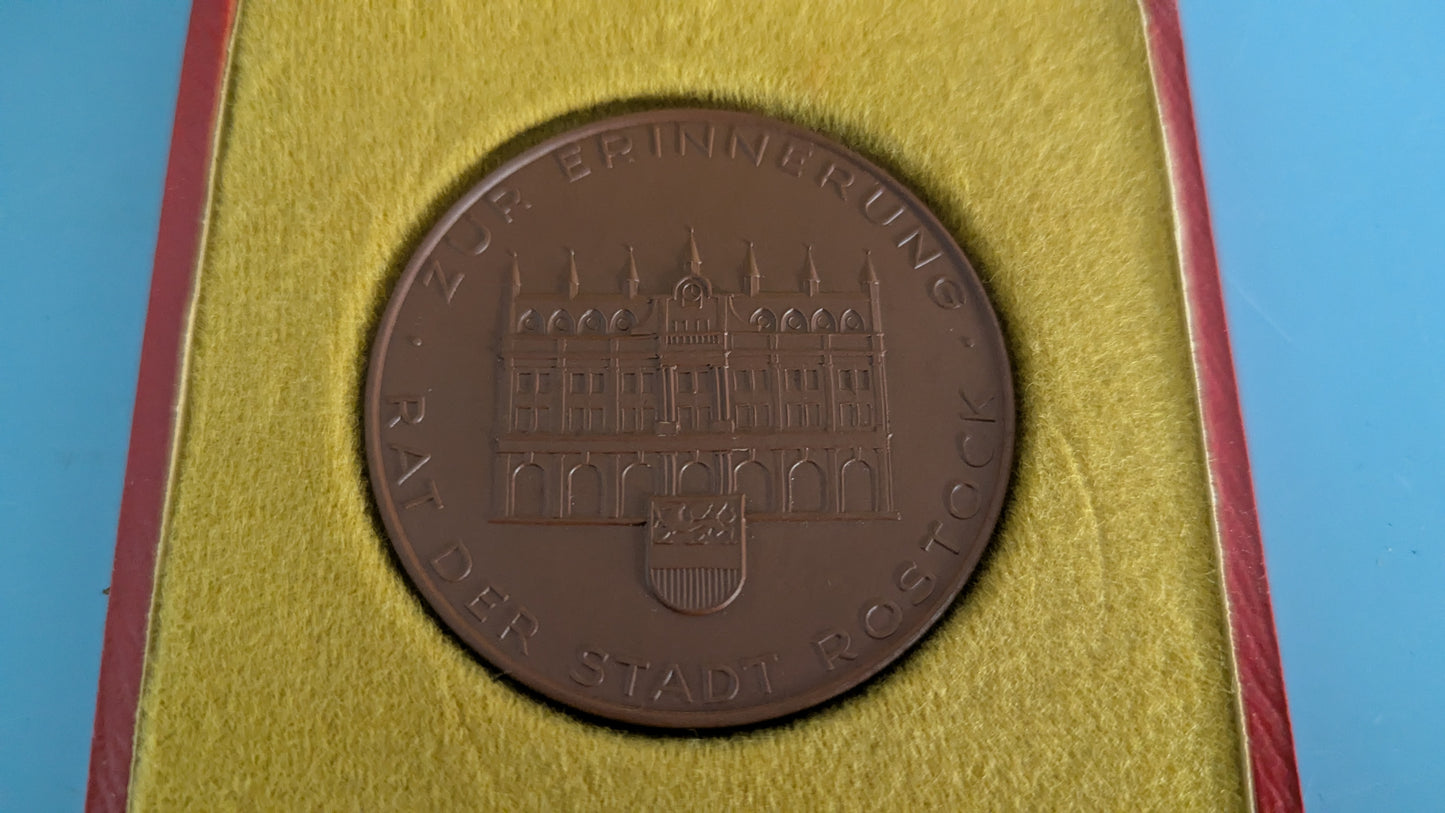 Meissen - Rostockin Muistomitali (1968)