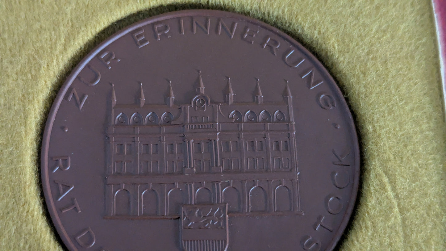 Meissen - Rostockin Muistomitali (1968)