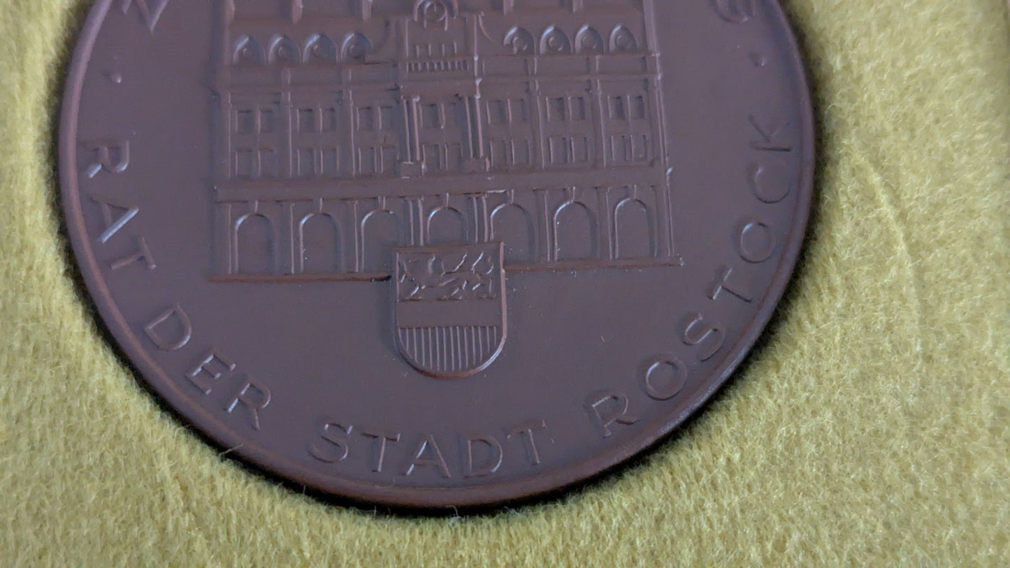 Meissen - Rostockin Muistomitali (1968)