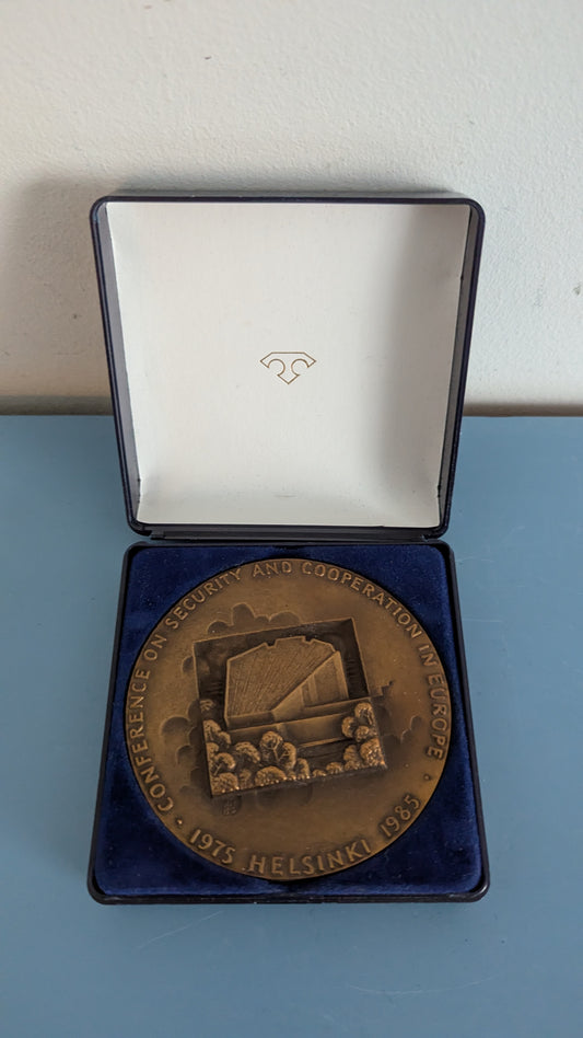 Raimo Heino - ETYK:n 10-vuotisjuhlakokous Helsingissä Pöytämitali (1985)