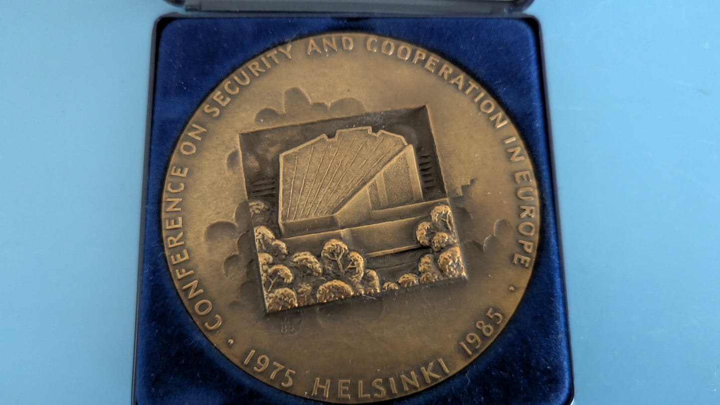 Raimo Heino - ETYK:n 10-vuotisjuhlakokous Helsingissä Pöytämitali (1985)