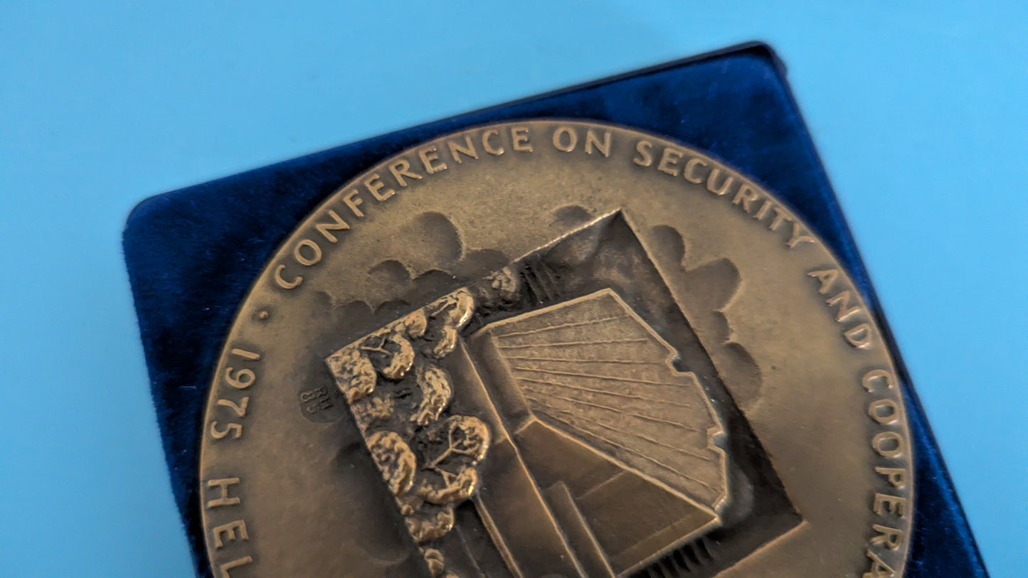 Raimo Heino - ETYK:n 10-vuotisjuhlakokous Helsingissä Pöytämitali (1985)