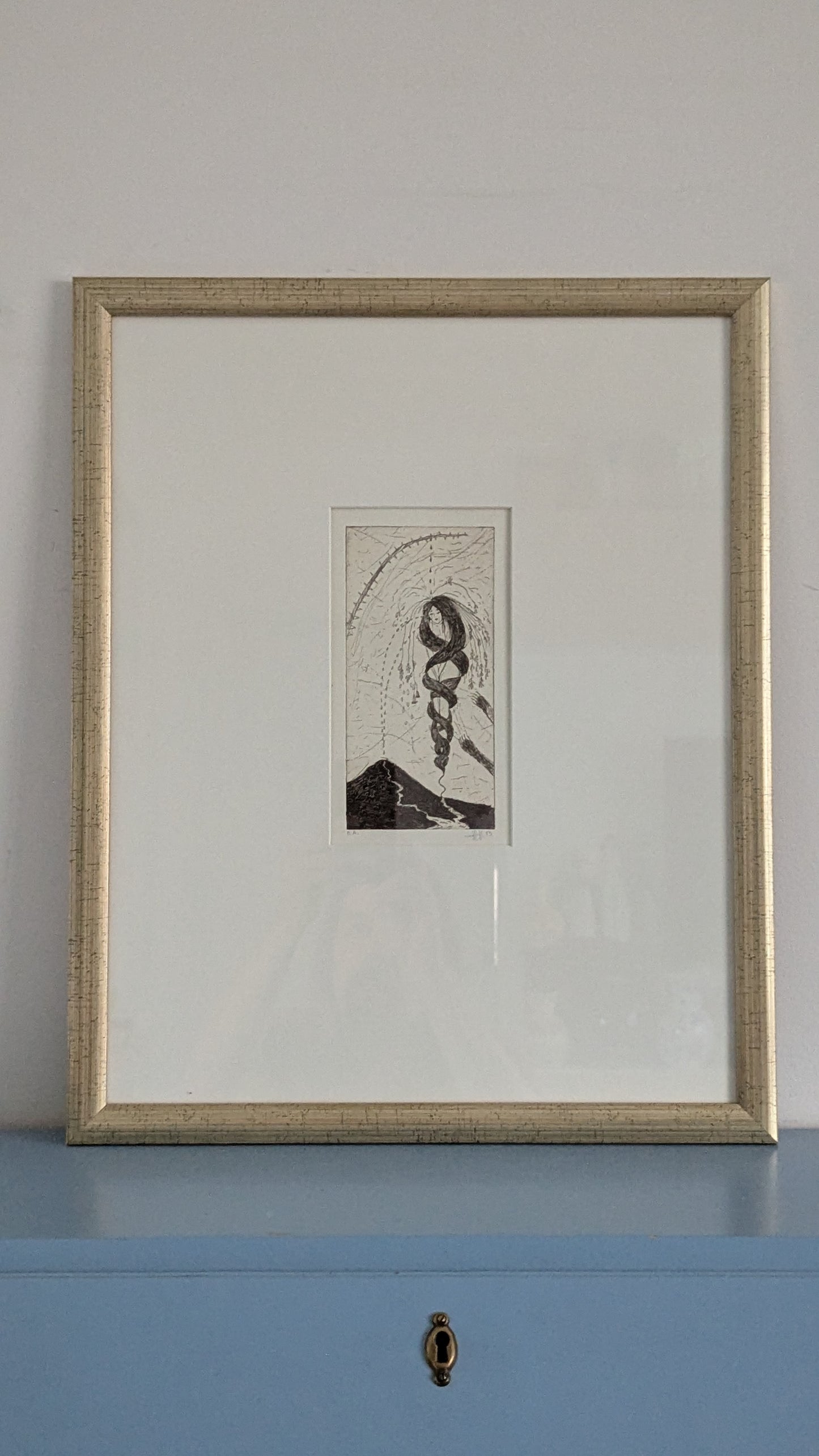 Hanna Varis - Onneton Vaimo (Signeerattu Etsaus 1989)