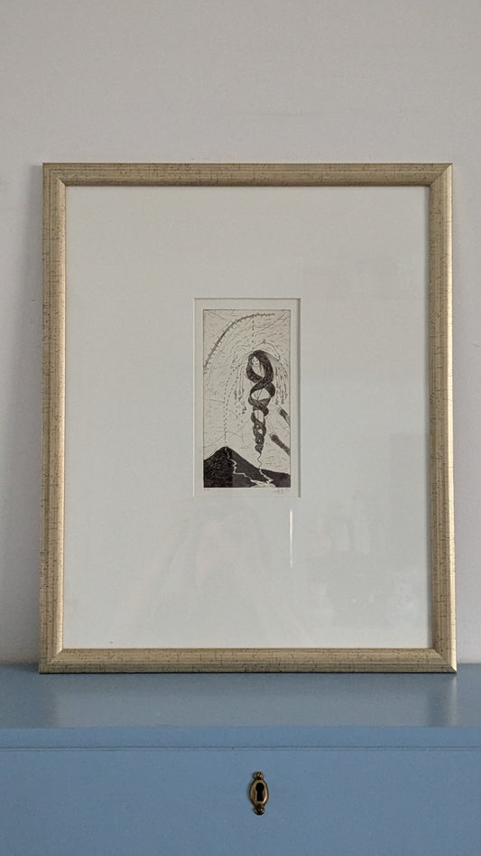 Hanna Varis - Onneton Vaimo (Signeerattu Etsaus 1989)