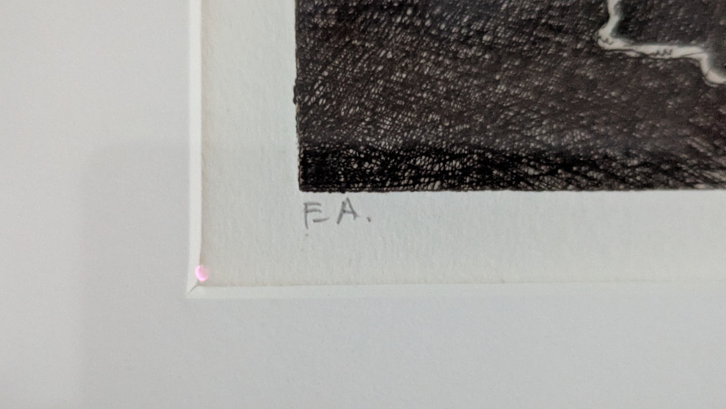 Hanna Varis - Onneton Vaimo (Signeerattu Etsaus 1989)