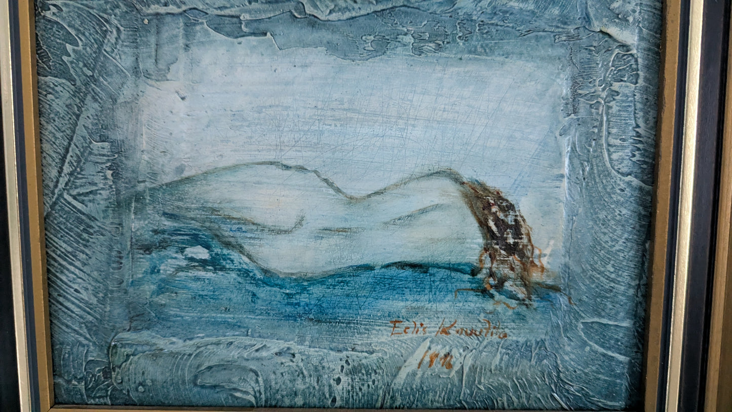 Eelis Knuutila - Signeerattu Öljyvärimaalaus (1996)