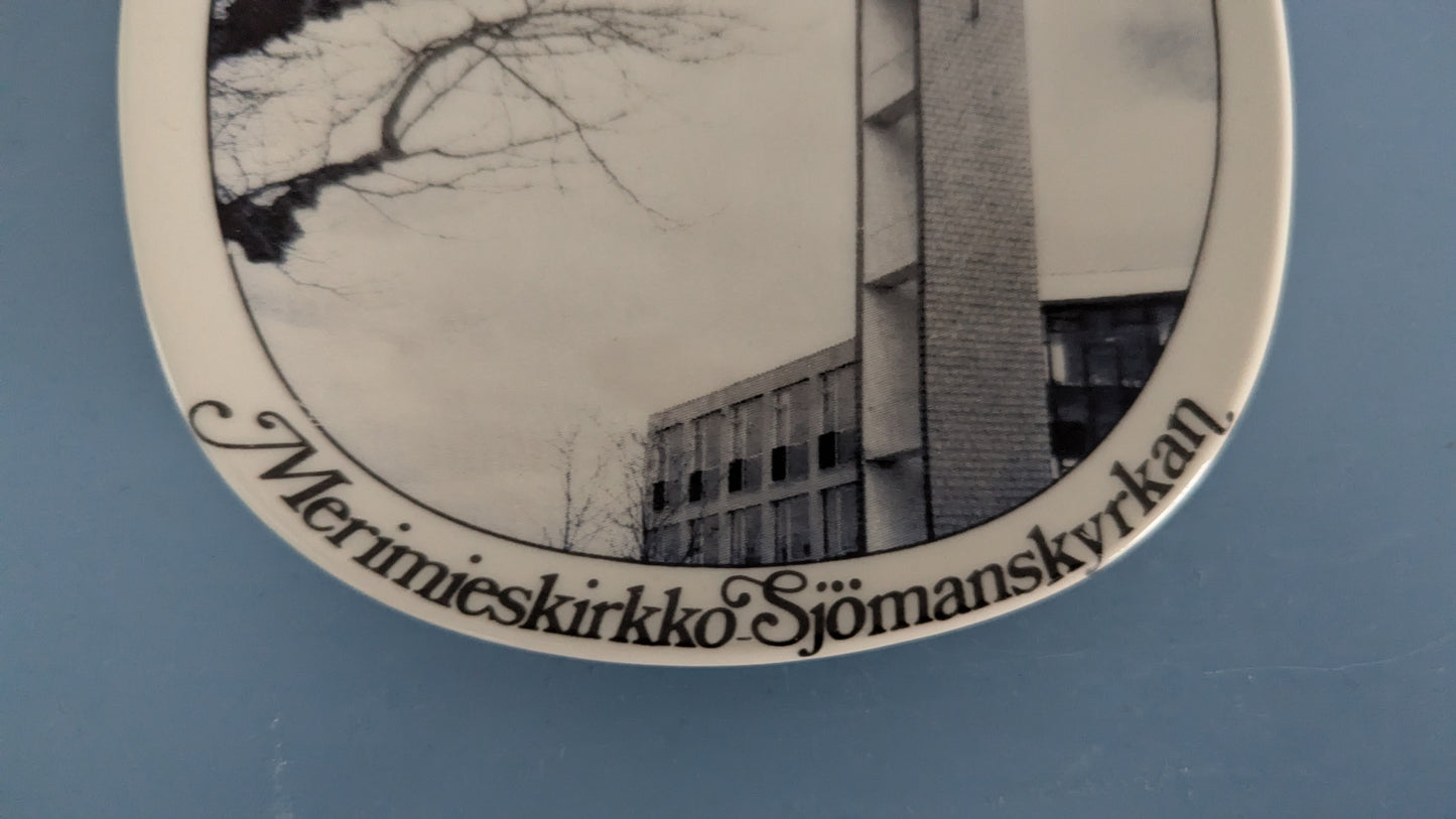 Arabia - Lontoon Merimieskirkko Seinälautanen (1982)