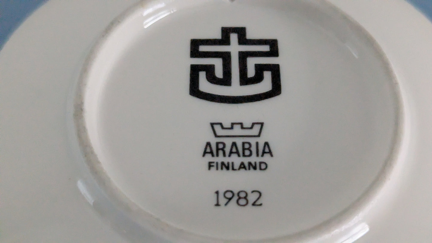 Arabia - Lontoon Merimieskirkko Seinälautanen (1982)