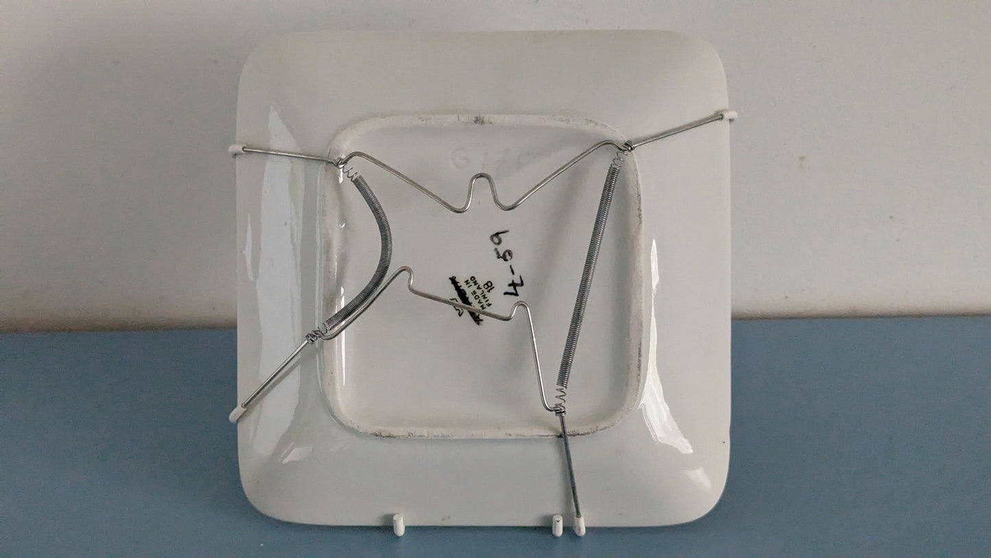 Arabia - Käsinmaalattu Koristelautanen / Seinälautanen (1959, Signeerattu LL)