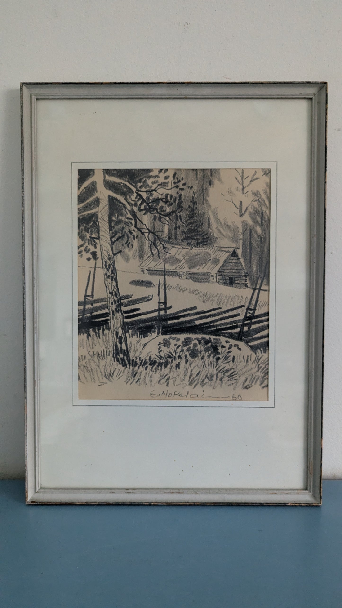 Eero Nokelainen - Signeerattu Lyijytyö (1960)