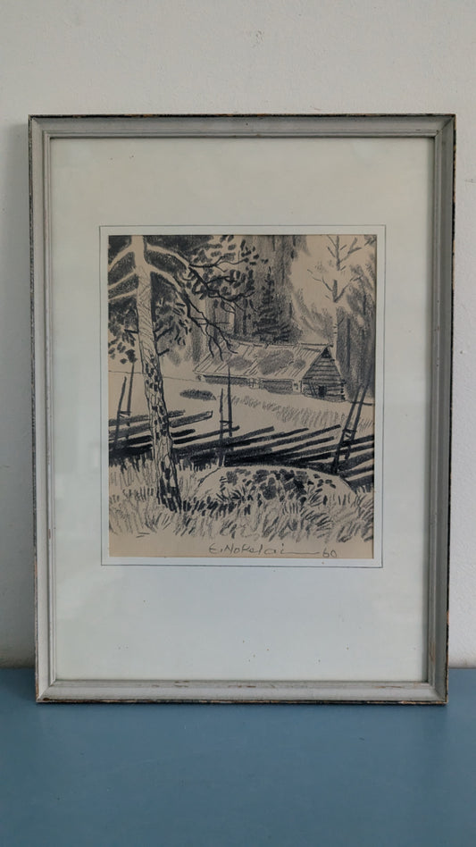 Eero Nokelainen - Signeerattu Lyijytyö (1960)