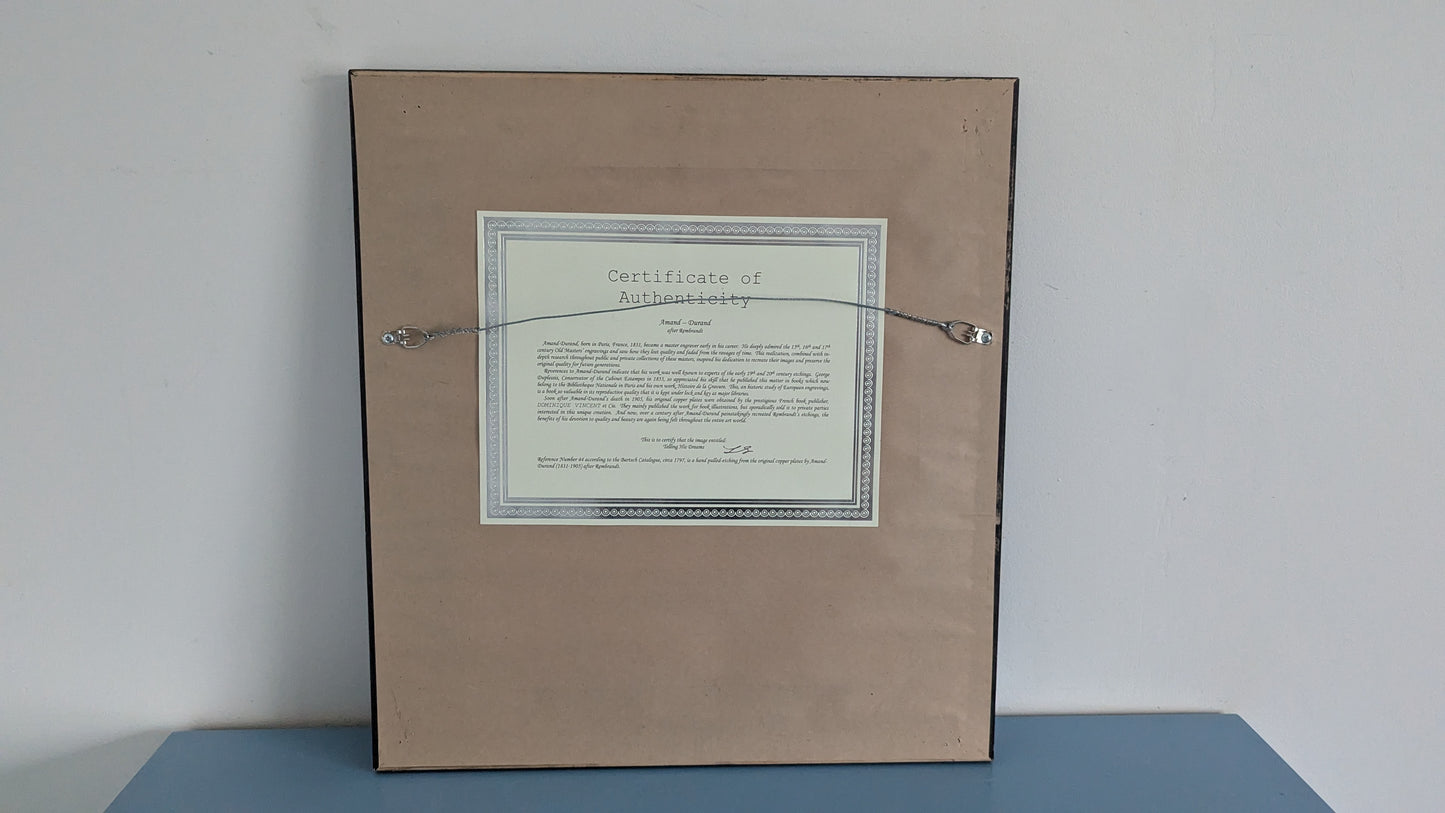 Rembrandt van Rijn / Amand-Durand - Agony in the Garden (Etsaus)