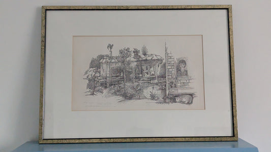 Pertti Kolehmainen - Portaat Joita Ei Voi Kulkea (Signeerattu Grafiikka 1983)