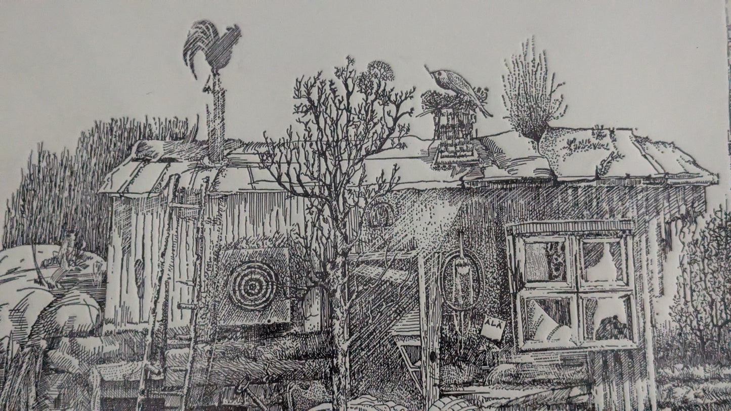 Pertti Kolehmainen - Portaat Joita Ei Voi Kulkea (Signeerattu Grafiikka 1983)