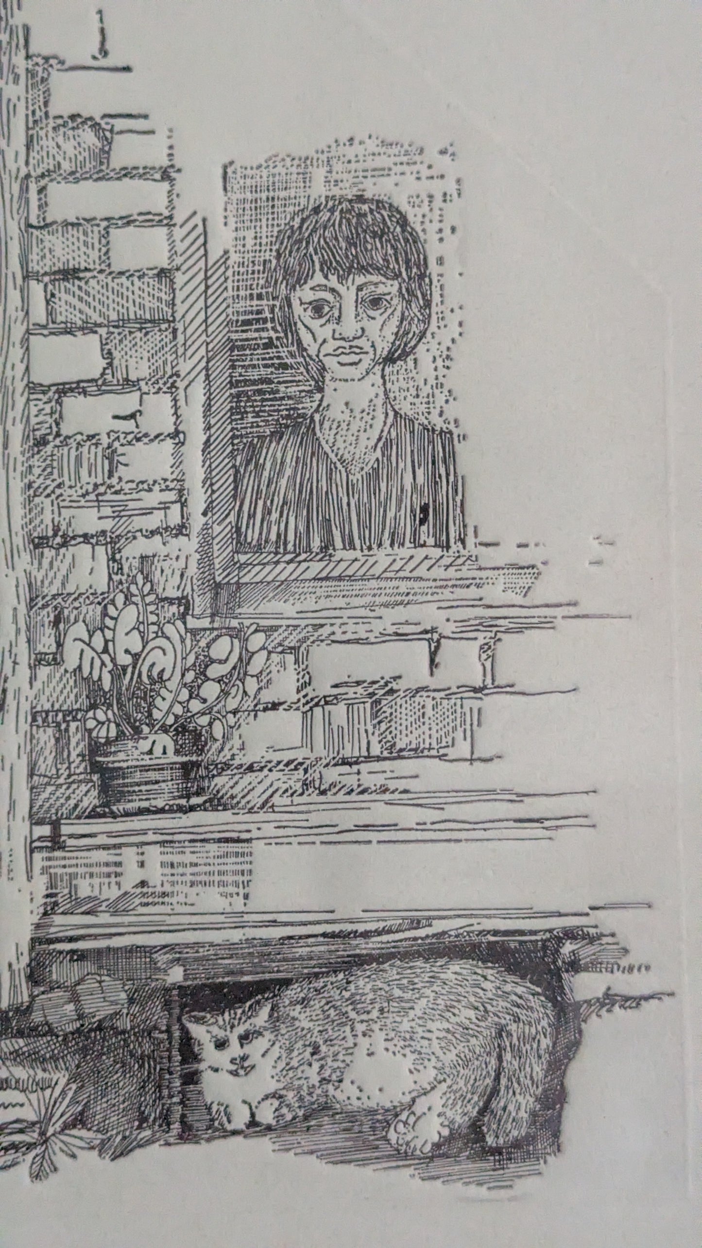 Pertti Kolehmainen - Portaat Joita Ei Voi Kulkea (Signeerattu Grafiikka 1983)