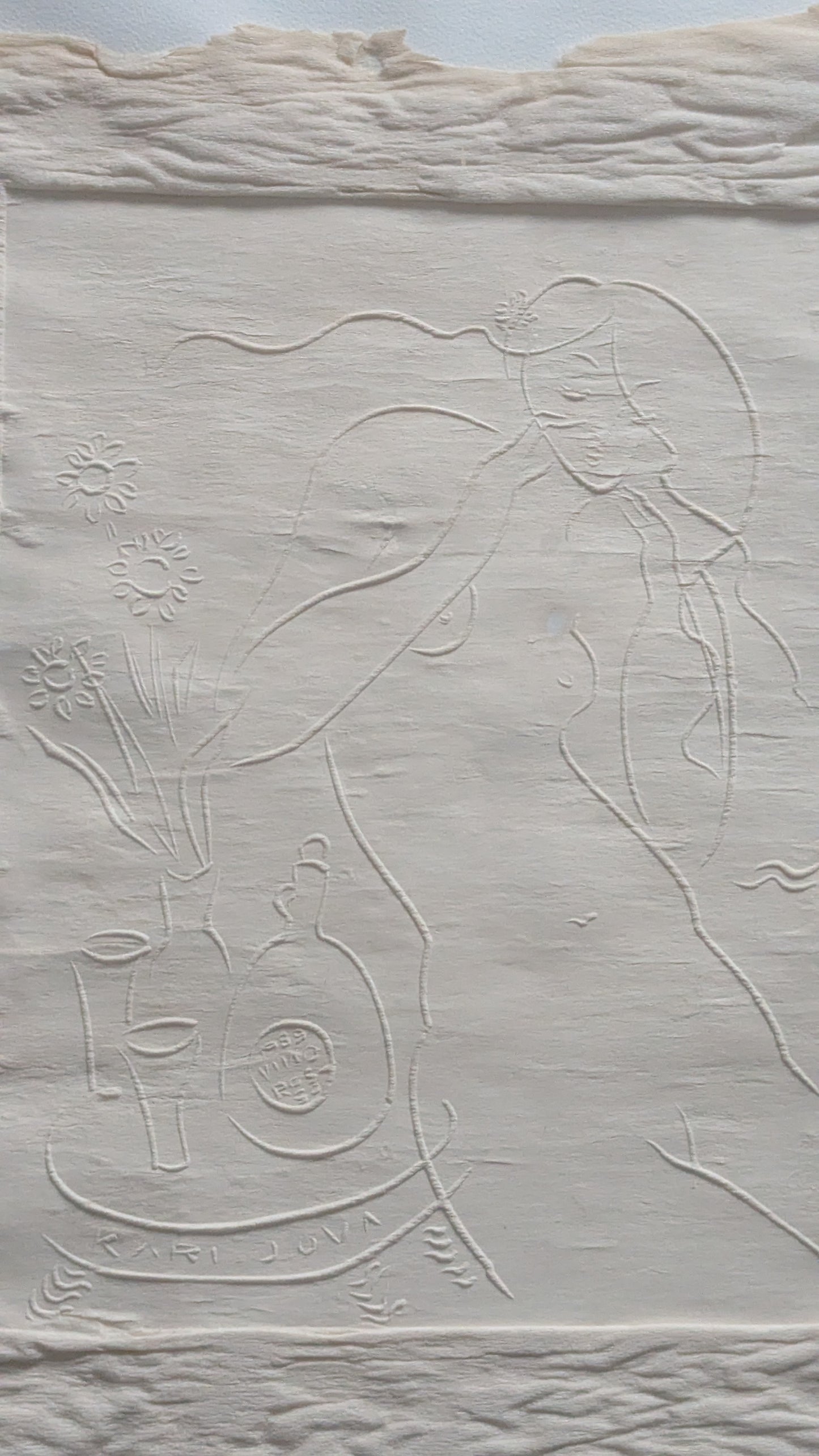 Kari Juva - Punaviini (Signeerattu, Numeroitu, Kohopaino 1990)