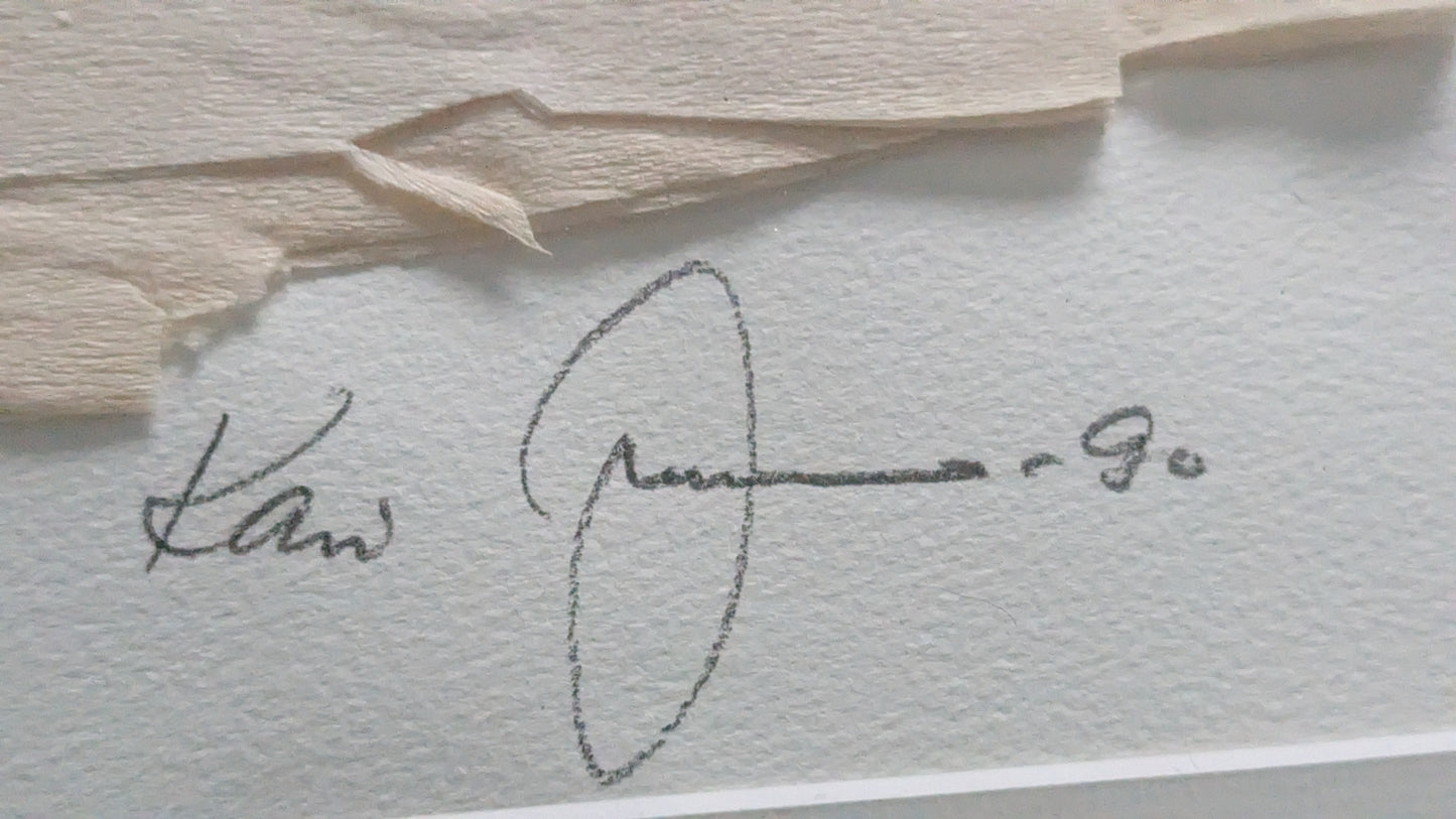 Kari Juva - Punaviini (Signeerattu, Numeroitu, Kohopaino 1990)