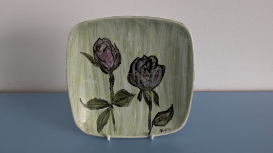 Arabia - Käsinmaalattu Koristelautanen (1959, Signeerattu LL)