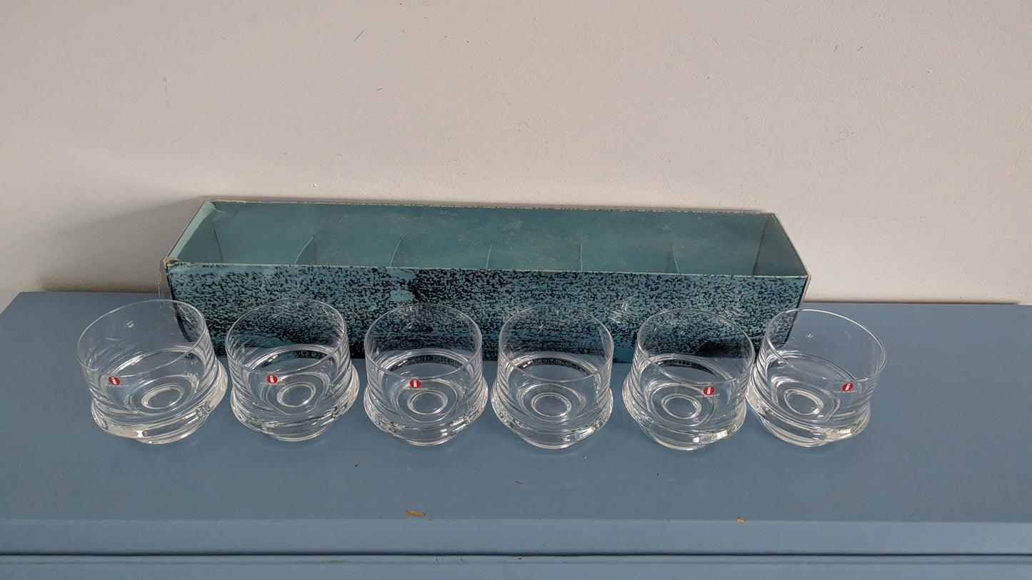 Iittala Marski Juomalasi (6kpl, 1959-1979, Alk. Pakkauksessa, Tapio Wirkkala)